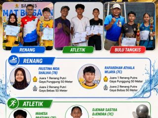 SMP Negeri 1 Kota Serang Torehkan Prestasi Membanggakan pada Ajang O2SN Tingkat Kota Serang Tahun 2026