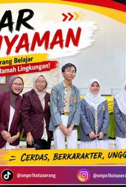 Keluar Zona Nyaman, OSIS SMPN 1 Kota Serang Belajar Jadi Generasi Hebat & Ramah Lingkungan!