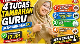 Ada kabar gembira sekaligus penting! Pemerintah melalui Kepmendikdasmen Nomor 221/P/2025 tentang Petunjuk Teknis Pemenuhan Beban Kerja Guru, telah merinci berbagai tugas tambahan yang diakui sebagai jam tatap muka.