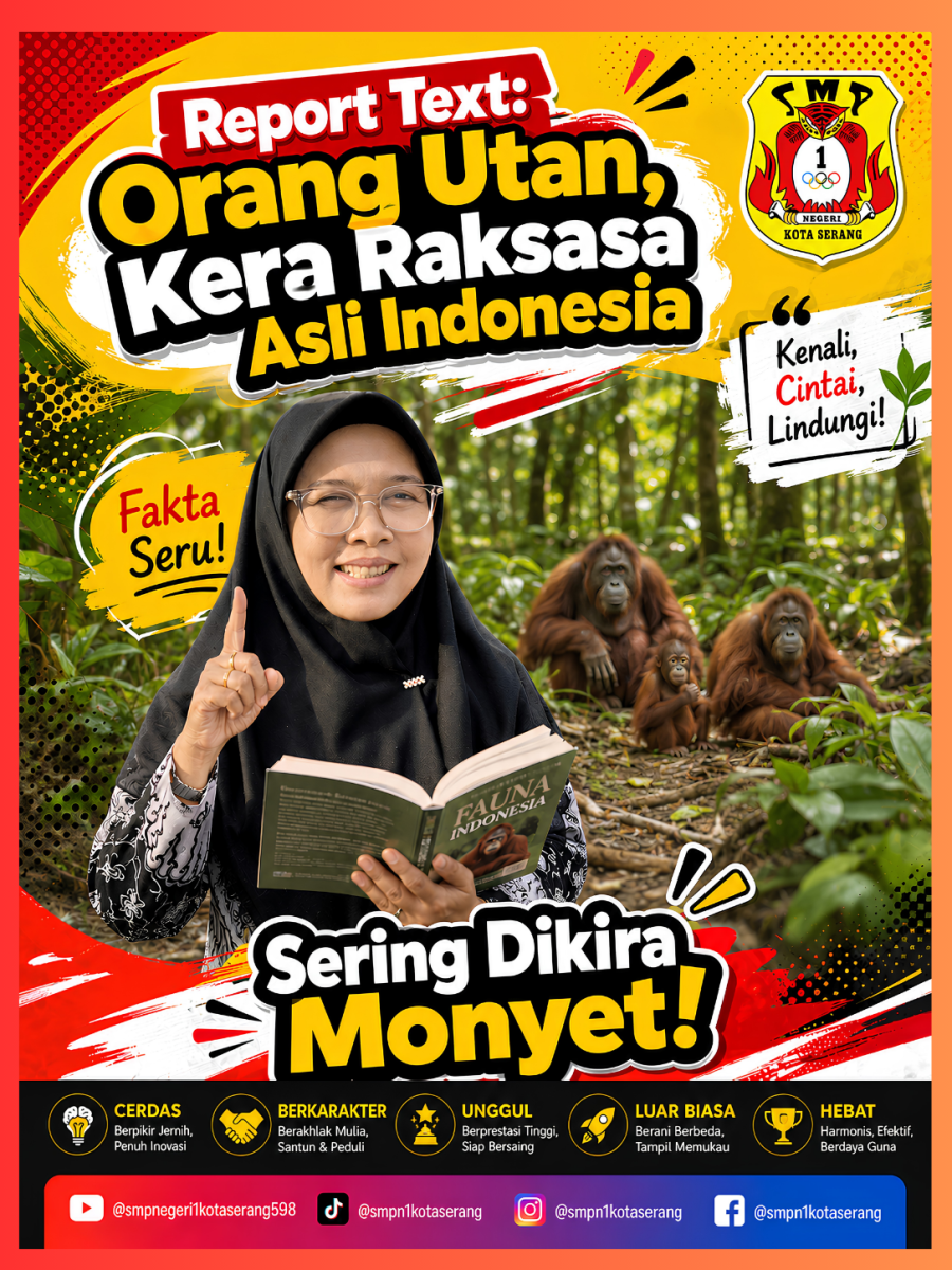 Orang Utan: Kera Raksasa Asli Indonesia yang Sering Dikira Monyet!