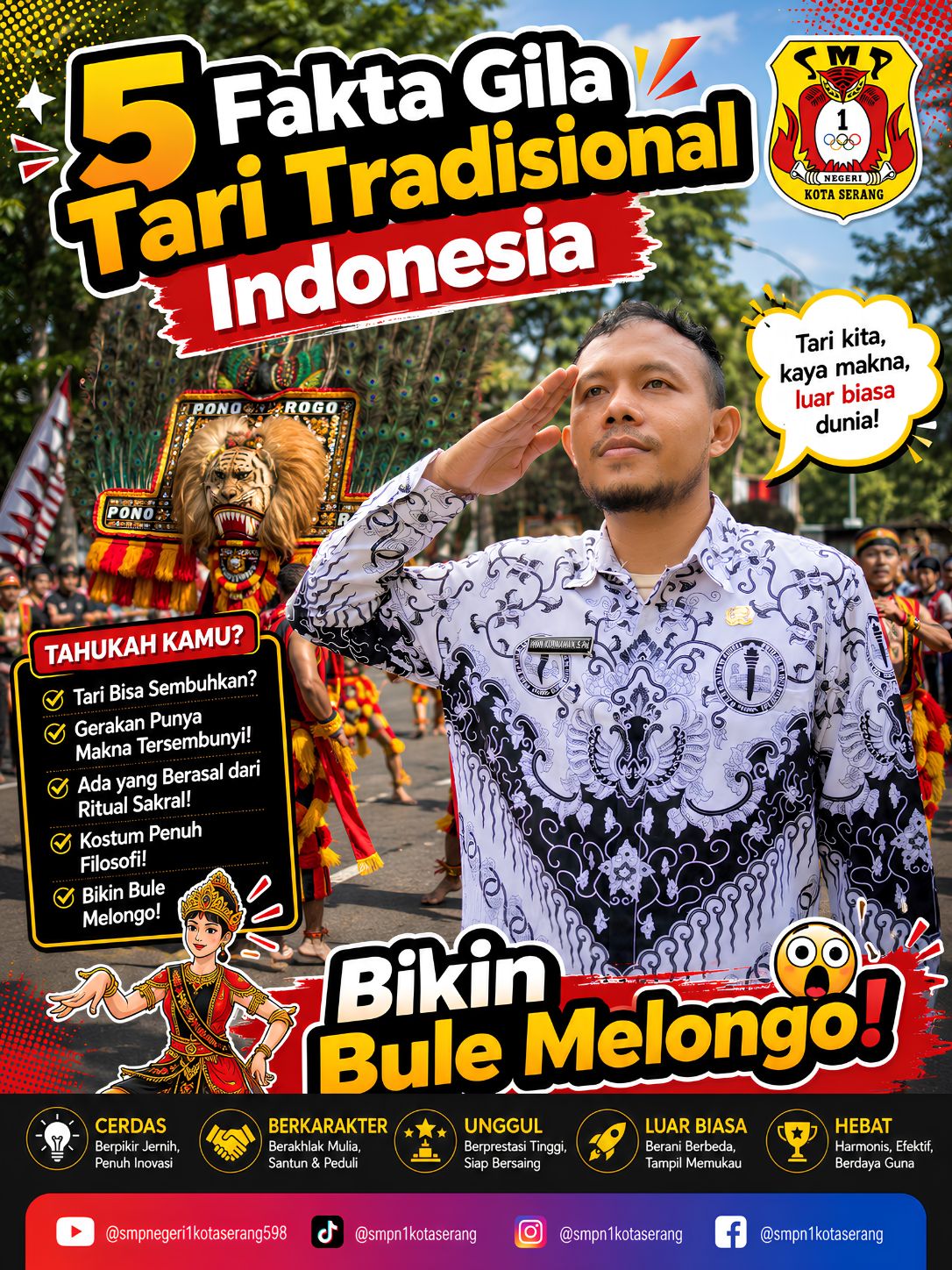 Yuk kita bongkar 5 fakta gila yang bikin tari tradisional Indonesia auto respect di mata dunia.