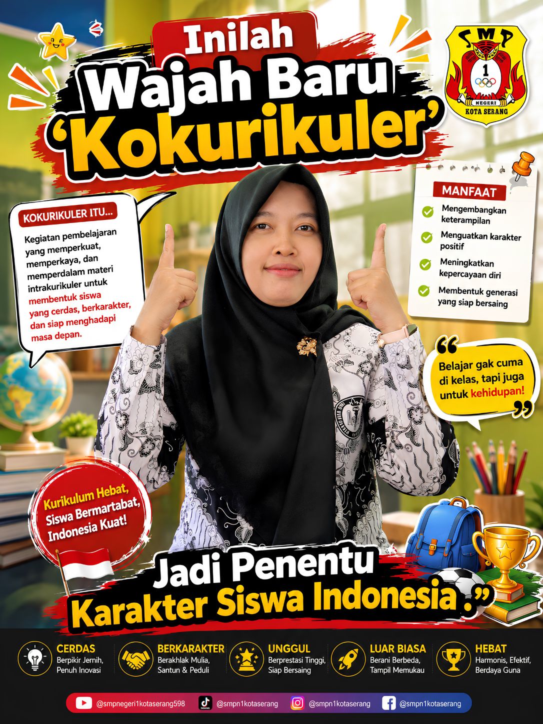 Kokurikuler menjadi salah satu cara sekolah menghadirkan pengalaman belajar yang lebih bermakna, menyenangkan, dan dekat dengan kehidupan nyata.