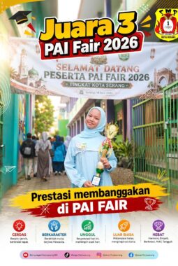 Siswi SMPN 1 Kota Serang Raih Juara 3 PAI Fair, Tausiyah tentang Pergaulan Bebas Memukau Dewan Juri