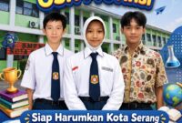 Ganesha, Yunita, dan Athara berhasil lolos OSN‑K tingkat Kota Serang dan siap melaju ke tingkat Provinsi