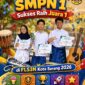 Tim Ansambel SMP Negeri 1 Kota Serang berhasil meraih Juara 1 FLS3N Tingkat Kota Serang Tahun 2026. Tim yang beranggotakan Gadiza Raisa Yusuf (8F), Haikal Ramadhan (8A), dan Evander Nathanael S. (7C) tampil memukau dengan membawakan lagu Laut Kidul melalui kolaborasi gitar, pianika, dan jimbe.